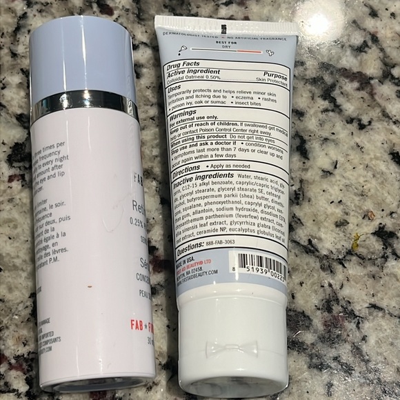 First Aid Beauty Retinol Serum Pure Concentrate 0.25% + sealed Ultra Repair DUO! - Picture 6 of 8